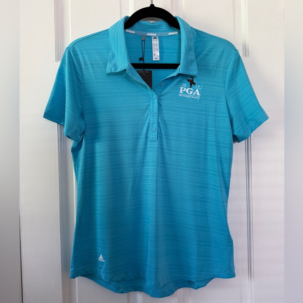 Women’s Adidas 2019 PGA with Bethpage Black Logo Polo Shirt